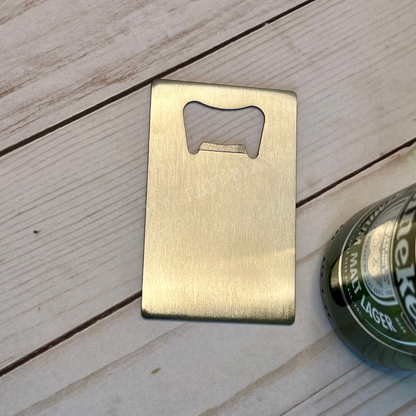 Credit Card Stainless Steel Bottle Opener